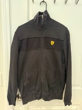 Ferrari Puma Full Zip Sweater Mens size Medium